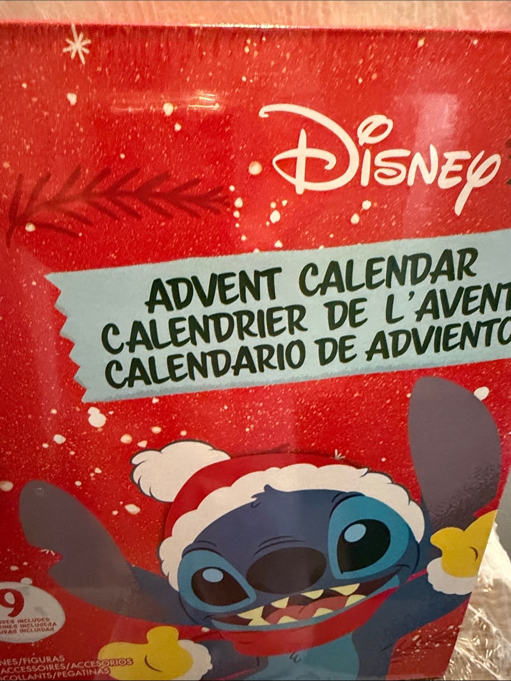 Disney Stitch Advent Calendar - Red and Blue Holiday Countdown - Picture 3 of 5